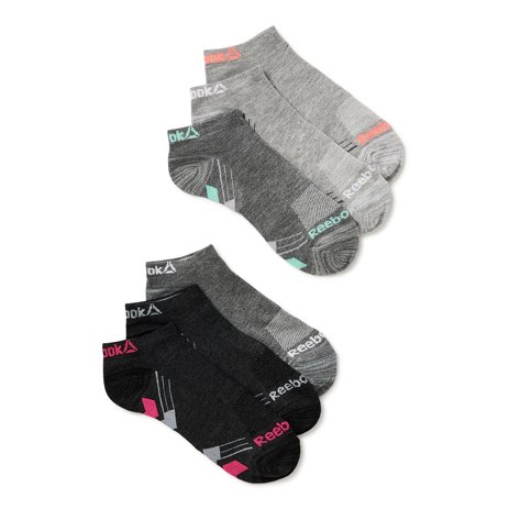Reebok Women's Lightweight Low Cut Socks, 6-Pack