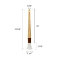 thumbnail image 2 of Excellante 1 inch round nylon bristle, comes in each, 2 of 2