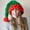 E, variant on Women's Woolen Yarn Creative Hand Knitted Christmas Hat