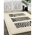 thumbnail image 3 of Ahgly Company Machine Washable Indoor Rectangle Contemporary Wheat Beige Area Rugs, 2' x 5', 3 of 7