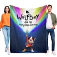 thumbnail image 1 of Niño Lobo y la Fábrica de Todo anti-pilling, suave, ligera, esponjosa y acogedora de lujo para hogar y cocina – Perfecta para niños y adultos,120X180cm, 1 of 6