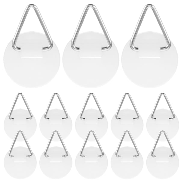 50 ganchos invisibles para platos de pared, colgadores de pared para platos, ganchos para el hogar