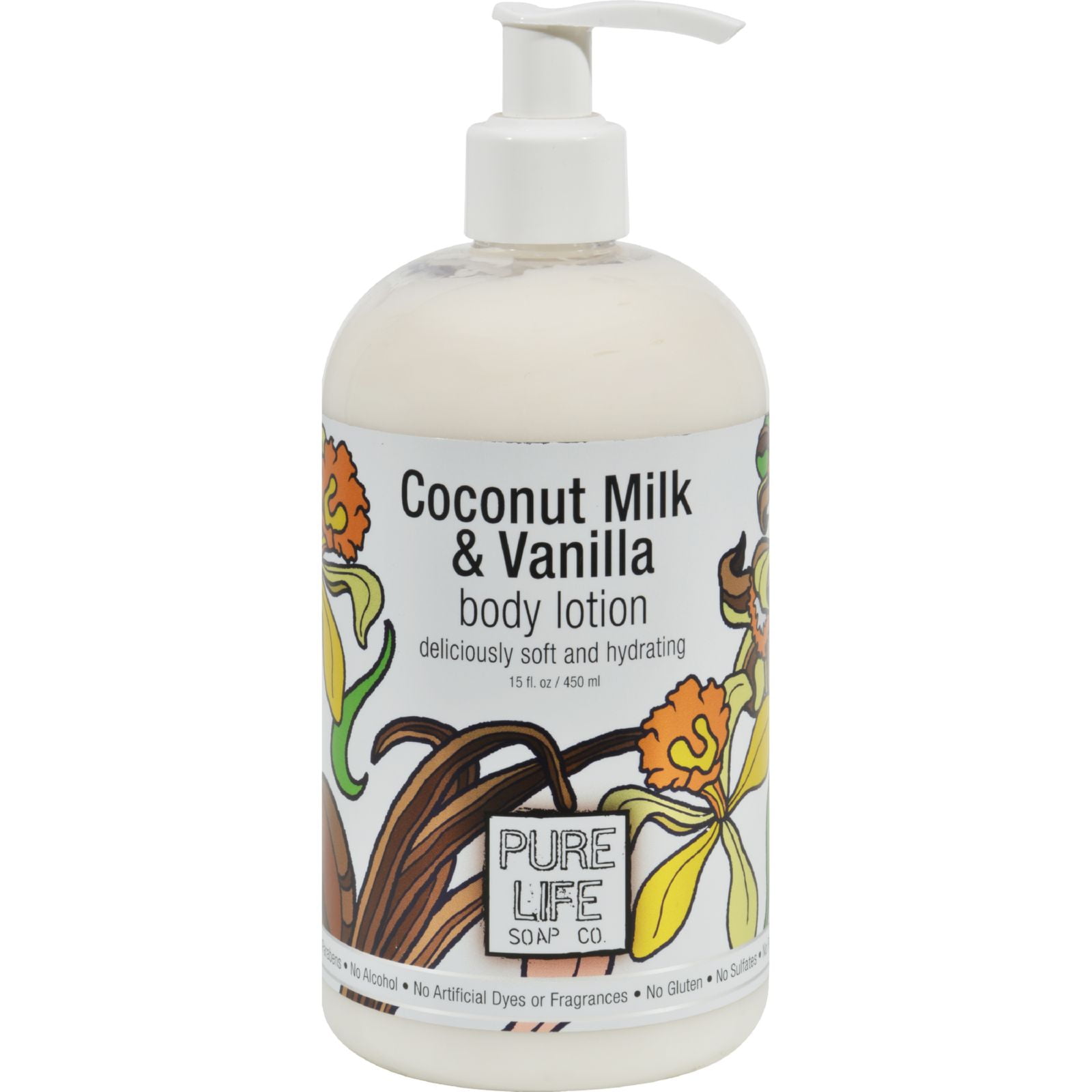 Pure Life Body Lotion Coconut and Vanilla - 14.9 fl oz