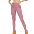 thumbnail image 3 of Womens Thermal Warm Leggings Stretchy Casual Slim Fitting Tights Pants with Pockets Workout Yoga Pants Jean Sweatpants Women XL, 3 of 8