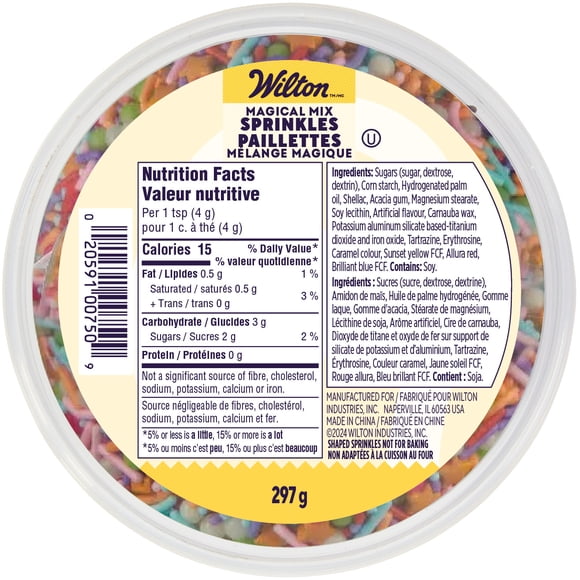 WILTON SPRINKLE MAGICAL MIX TUB 297g