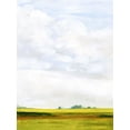 thumbnail image 2 of Borges, Victoria 12x14 Black Ornate Wood Framed with Double Matting Museum Art Print Titled - Field Walk I, 2 of 4