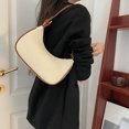 thumbnail image 2 of Bolso para Las Axilas Bolso Crescent para Mujer Bolso Hombro PU (Beige), 2 of 9
