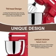 thumbnail image 3 of 3 in 1 Electric Stand Mixer with 5.5 Quart Bowl, Household Food Mixer 10+p Speeds, Kitchen Tilt-Head Bread Dough and Cake Mixers for Home Daily Use (, 3 of 8
