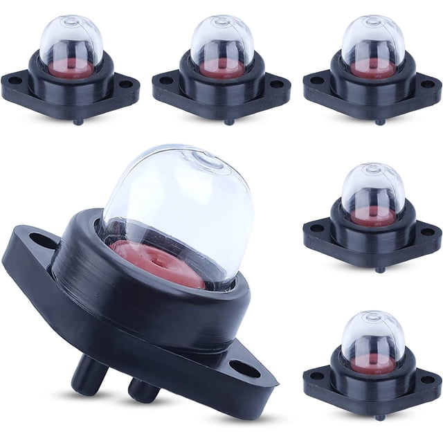 (6 piezas) Haishine Bombilla de imprimación universal para recortadora de sierra con carburador Stihl/Wood Eater/McCulloch//Ryobi/Husqvarna/Echo
