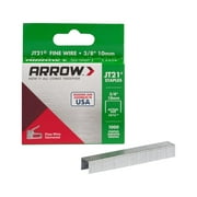 Arrow JT21 3/8 inch Staples - 1,000 Count Fine Wire Staples