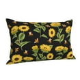 thumbnail image 2 of Kll Bees And Sunflowers Pillow Covers Envelope Closure,Super Soft And Cozy Fuzzy Fleece Pillow Case Cover 20"X30", 2 of 8