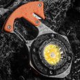 thumbnail image 1 of Portable COB Keychain Flashlight Torch Waterproof for Small Keyring Walking Indoor Fishing orange, 1 of 9