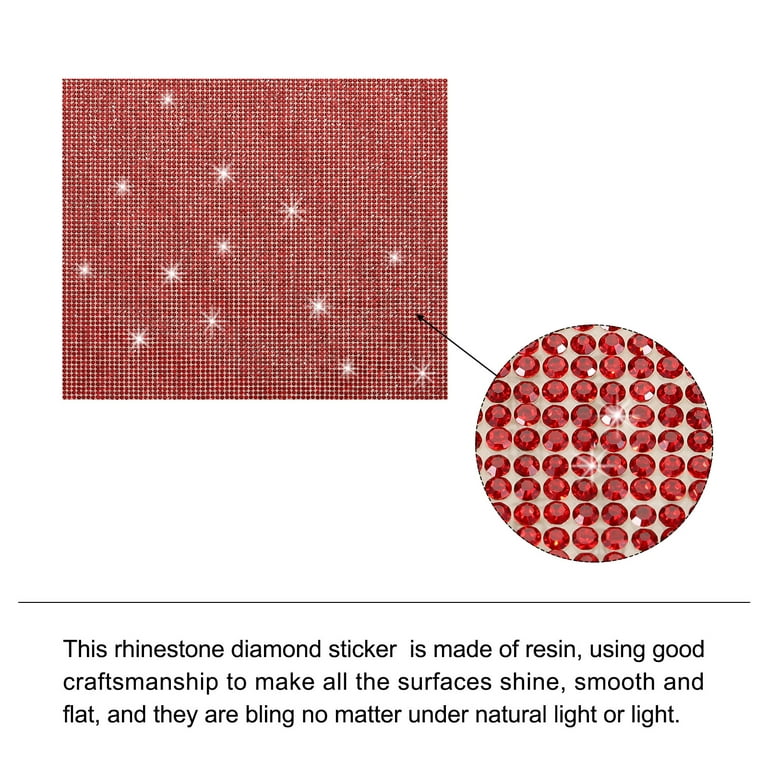 Snowflake Sticker Embellishments Sparkly Resin Rhinestone Self