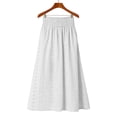 thumbnail image 4 of MuXiKeJi Clothes Women's Long Maxi Skirt Boho Cotton Lace Trim Flowy Ruffle Skirts 2026 Trendy Beach Vacation Outfits, 4 of 6