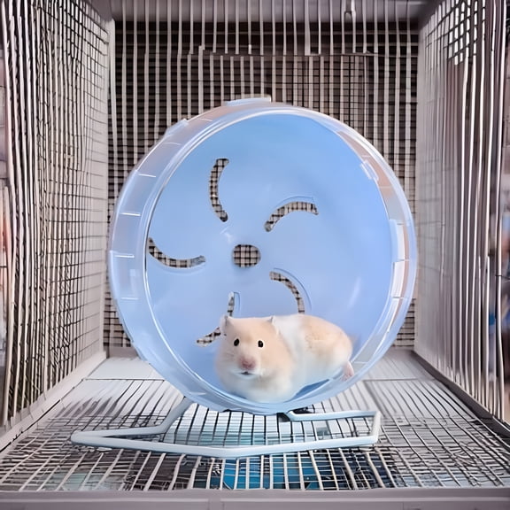 BESTSKY Silent Hamster Wheel Large with Stand, 10 Inch Small Animal