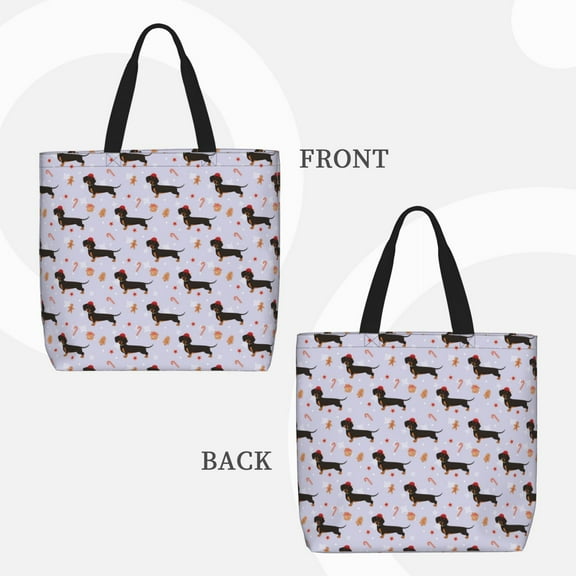 Horeoi Dachshund Dog for ​Reinforced Shoulder Tote Bag Scratch-Proof Design Spacious Organizer Crossbody Carry Daily Commute Must-Have