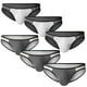 thumbnail image 1 of BIKINI Calzoncillos Transpirables de Corte Ajustado para Hombre, Gris 3ea Blanco 3ea, Paquete de 6, 1 of 6