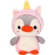 thumbnail image 1 of Juguete de Peluche Pingüino Disfrazado Meskcv 10 Pulgadas Unicornio, 1 of 5