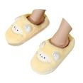 thumbnail image 3 of XIMIN Kids Girls Boys Slippers Animal Kawaii Soft Cozy Winter Slipper with Panda Toddler Fuzzy Cute Fluffy House Shoes Plush Cartoon Bedroom Slides, 3 of 7