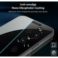 thumbnail image 5 of [2 Pack][Full Coverage] Cnarery Privacy Screen Protector for iPhone 16 Pro 6.3 inch, Anti Spy Tempered Glass with Installation Frame Anti-peeping Easy Installation, 5 of 7