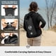 thumbnail image 5 of Mochila STOVER 10L impermeable con funda para teléfono, color negro, 5 of 8