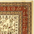 thumbnail image 3 of SAFAVIEH Lyndhurst Isadora Traditional Bordered Area Rug, Ivory/Red, 5'3" x 7'6", 3 of 3