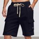 thumbnail image 1 of WILLBEST Pantalones Cortos Cargo de Estilo Casual para Hombre, Cómodos Pantalones Cortos Holgados de Color Sólido para Entrenamiento de Verano y Exteriores, 1 of 8