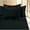 Black, variant on SHCKE Bed Sheet Set Dobby Stripe 100% Cotton Sateen 400 Thread Count King/Queen/Full Size Sheet Set Soft Bed Sheets