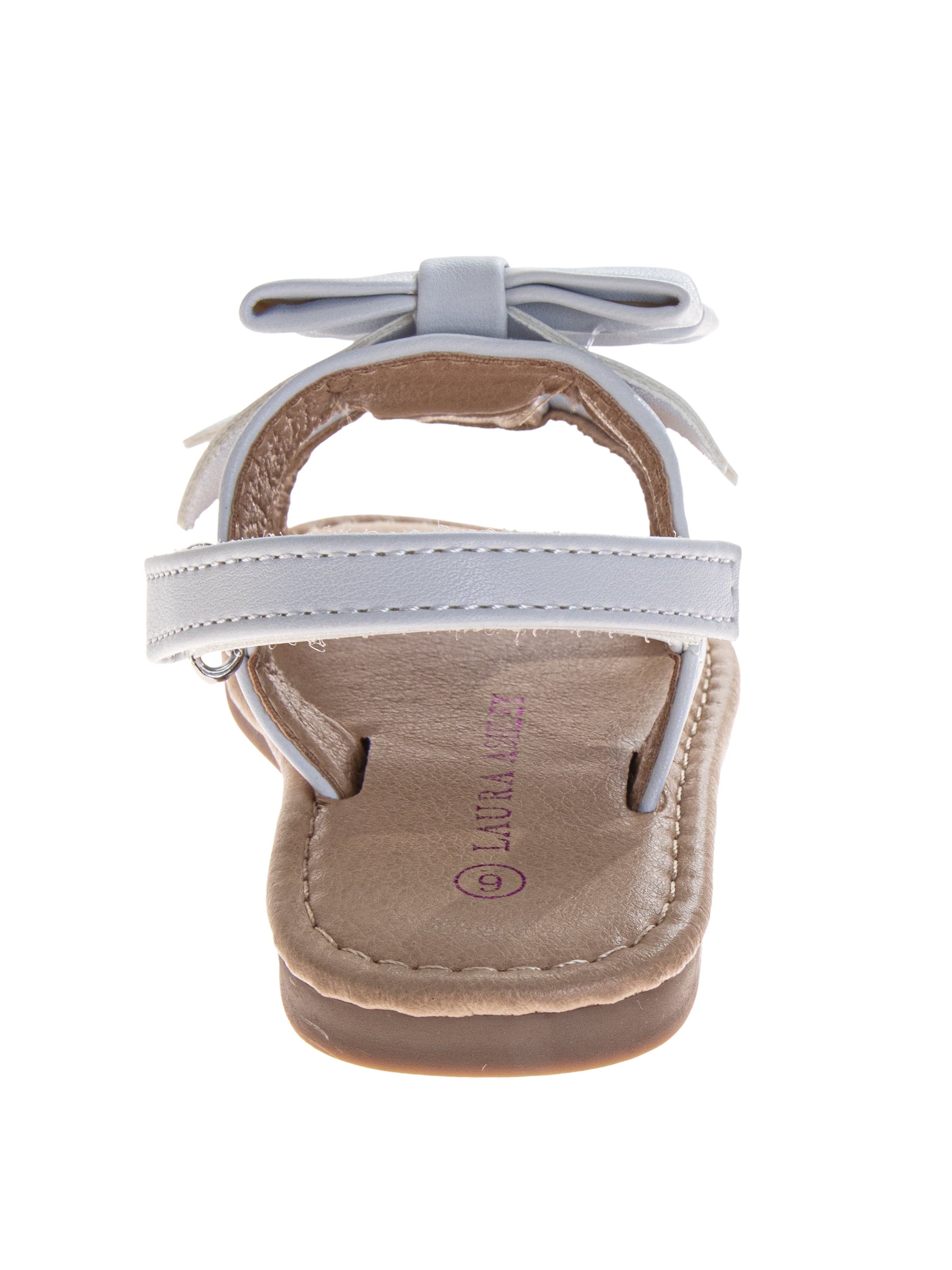 Laura Ashley Toddler Girls Bow Strap Sandals