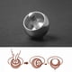 thumbnail image 5 of Juguete de metal con cabeza de seta BuyWeekMX bola de estrés de metal juguetes educativos de escritorio máxima confiabilidad, 5 of 9