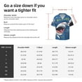 thumbnail image 7 of Disketp Men's Hawaiian Great White Shark Print Shirts Button Down Holiday Beach Shirts-XX-Large, 7 of 7