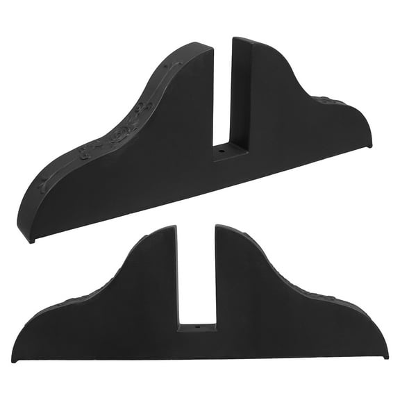 2 Pcs Screen Partition Bracket Room Divider Base Porch Display Stand Black
