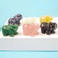 thumbnail image 1 of Adornos de jade natural Elefante Jade Piedra original Piedra semipreciosa Artesanías de animales Tallados de cristal, 1 of 2