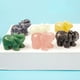 thumbnail image 1 of Adornos de jade natural Elefante Jade Piedra original Piedra semipreciosa Artesanías de animales Tallados de cristal, 1 of 2