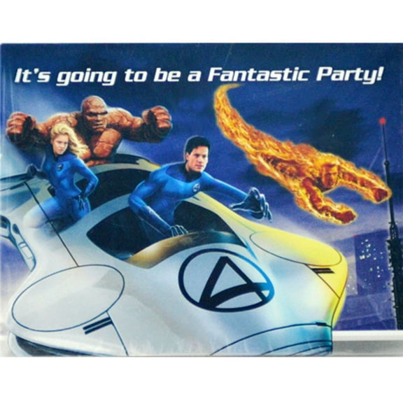 Fantastic Four 'Rise of the Silver Surfer' Invitations (8ct)