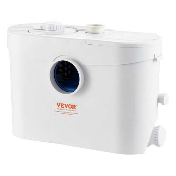 STAWAY 700W Macerator Pump - Powerful Sewage Disposal with 3 Inlets, Heat-Resistant, Odor-Free, Ideal for Basements & Toilets - Easy Install