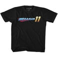 thumbnail image 1 of Mega Man Mega Logo Black Youth T-Shirt, 1 of 2