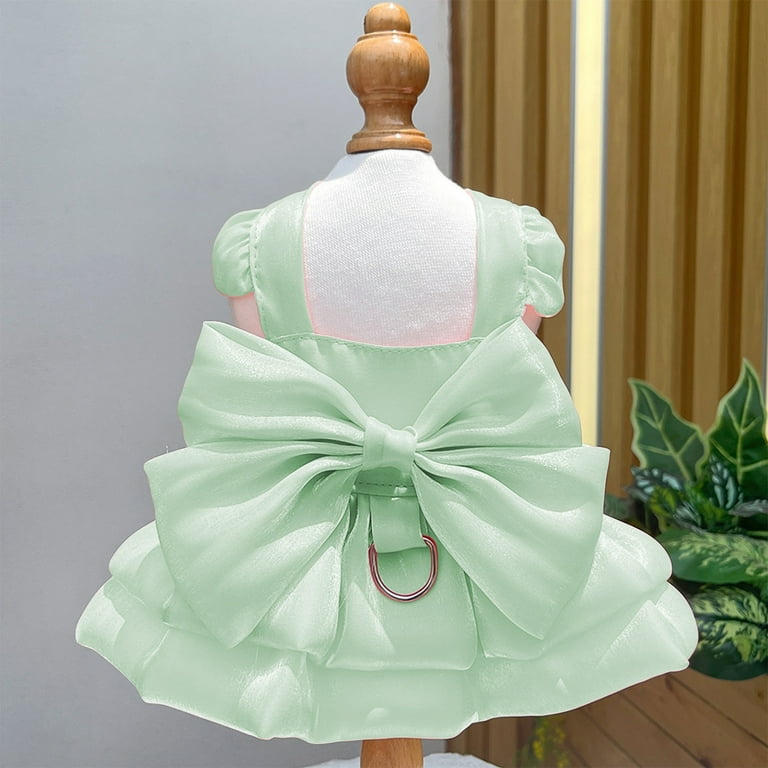 mint green dog dress DOGGIE DESIGN Daisy Dog Dress, Mint Green, Large