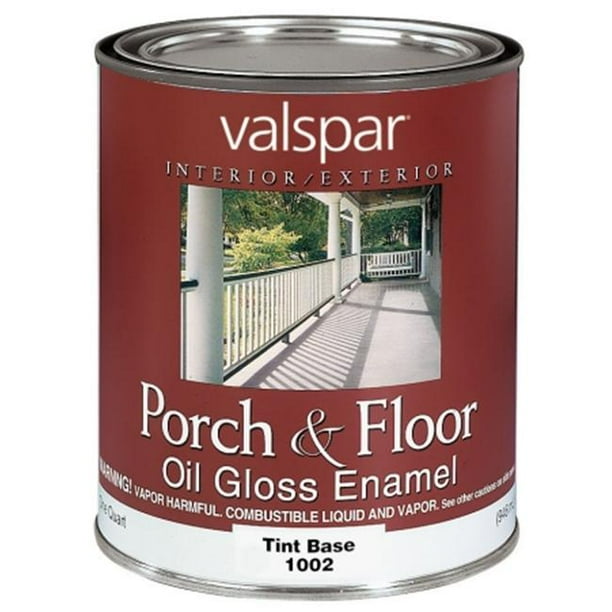 Valspar Brand 1 Quart Tint Base Porch & Floor Oil Enamel Paint 271002