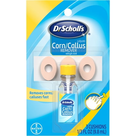 Dr. Scholl's Corn/Callus Remover Liquid 0.33 oz. (Quantity of 6) by (Best Treatment For Corn On Foot)