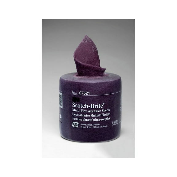 3M  07521; Scotch Brite Fine Abrasive 60 Sheet