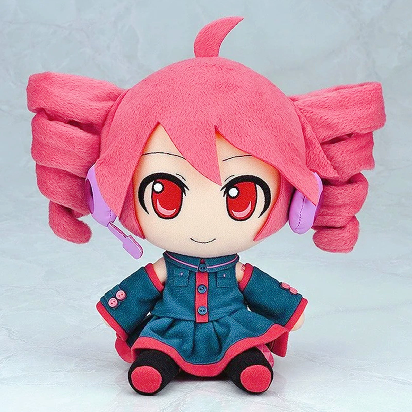 Kawayii Kasane Teto Plush Doll - Kasane Teto Anime Peripherals Plush Toy | Kasane Teto Soft Throw Plush Toy Pillow | Kasane Home Sofa Decoration Gift for Kasane Teto Fans