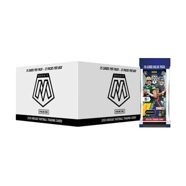 2024 Panini Mosaic Football Factory Sealed Cello Fat Pack Value Box