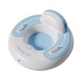 thumbnail image 2 of Neumático de nieve inflable, trineo de nieve inflable, juguete portátil para actividades al aire libre, resistente, ideal para deportes familiares y d Azul, 2 of 6