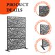 thumbnail image 3 of 72x47 pulgada freestanding metal privacy screen con stand - suitable para outdoor/indoor patio, lawn, garden, deck, y balcony, 3 of 7