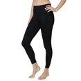 thumbnail image 4 of Tuff Athletics High Waist Seamless Compression Running Tights Medium Black, 4 of 4