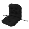 thumbnail image 2 of Colchón Mecedora, Almohadilla Trasera Del Asiento De Silla Mecedora Con Corbatas, Cojines De Silla De Patio Para El Porche Interior De La Tumbona Del Jardín Al Aire Libre, 2 of 7