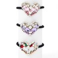 thumbnail image 2 of Porte-Queue de Cheval en Strass 3 Pcs Attaches de Cheveux Extensibles Bijoux Accessoires pour Femmes et Filles, 2 of 6