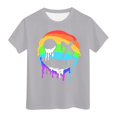 thumbnail image 3 of WOYY Toddler Boys Graphic Tee Short Sleeve Crew Neck T-Shirt Summer Tshirt, Sizes 3-13, 3 of 3