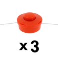 thumbnail image 1 of ZHAOCHENG Juego de 3 cabezales de alambre para desbrozadora y multifunción 4 en 1, 1 of 5